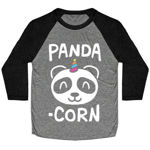Panda-Corn Baseball Tee