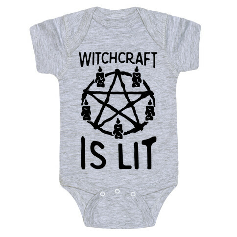 Witchcraft Is Lit Baby One-Piece