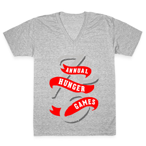 75th Annual Hunger Games V-Neck Tee Shirt