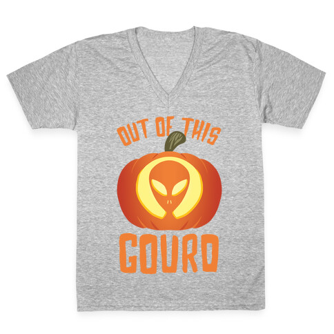 Out Of This Gourd V-Neck Tee Shirt