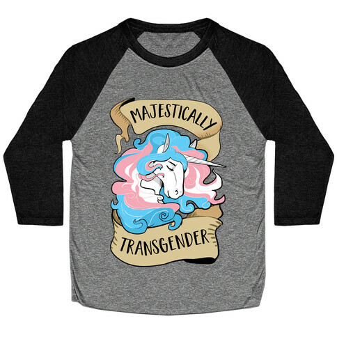 Majestically Transgender Baseball Tee