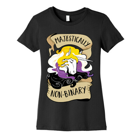 Majestically non-binary Womens T-Shirt