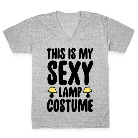 This Is My Sexy Lamp Costume Pairs Shirt V-Neck Tee Shirt