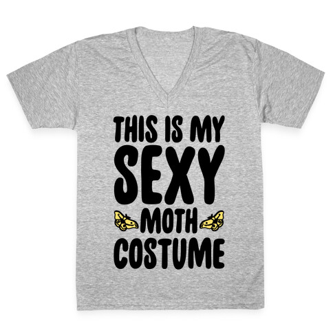 This Is My Sexy Moth Costume Pairs Shirt V-Neck Tee Shirt