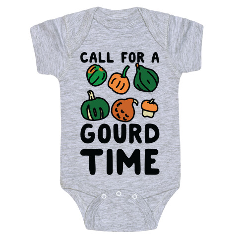 Call for a Gourd Time Baby One-Piece