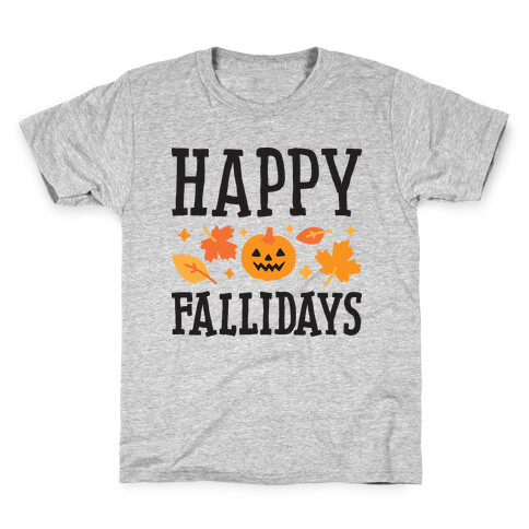 Happy Fallidays Kids T-Shirt