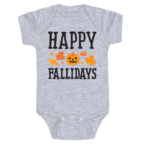 Happy Fallidays Baby One-Piece