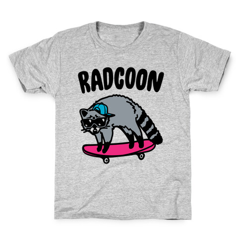 Radcoon Rad Raccoon Parody Kids T-Shirt