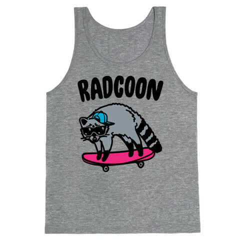 Radcoon Rad Raccoon Parody Tank Top