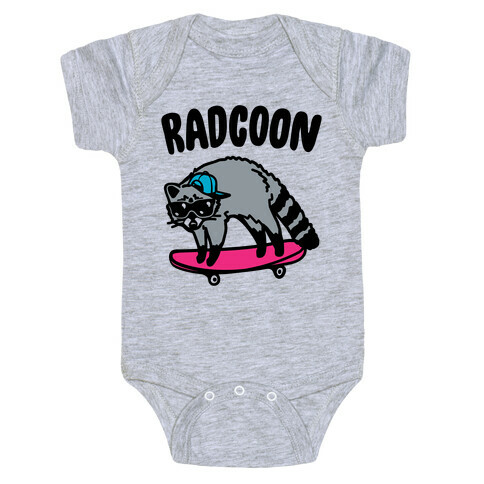 Radcoon Rad Raccoon Parody Baby One-Piece