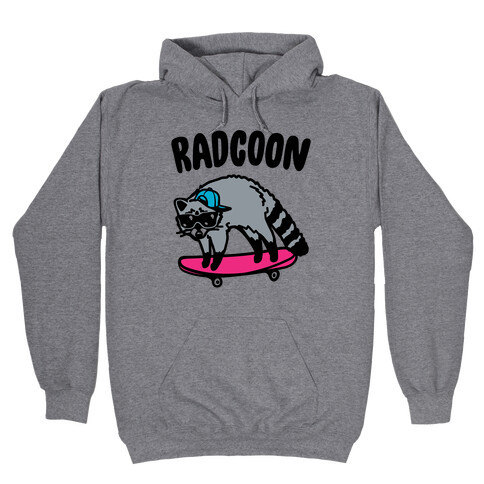 Radcoon Rad Raccoon Parody Hooded Sweatshirt