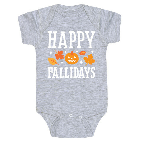 Happy Fallidays Baby One-Piece