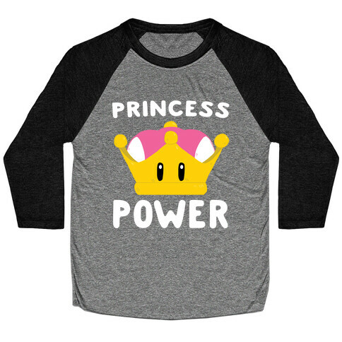 Princess Power Baseball Tee