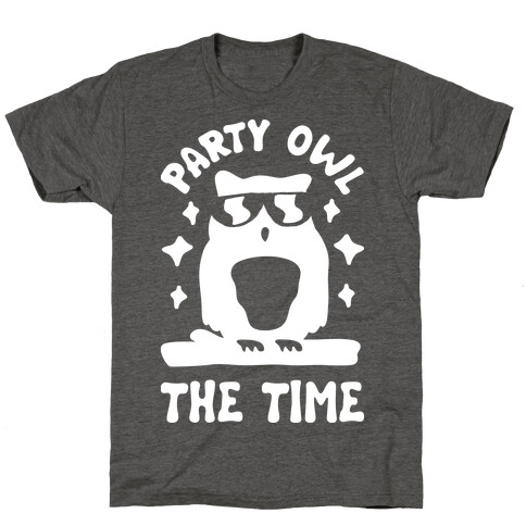 Party Owl The Time T-Shirt