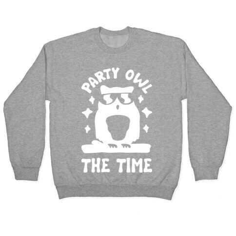 Party Owl The Time Pullover