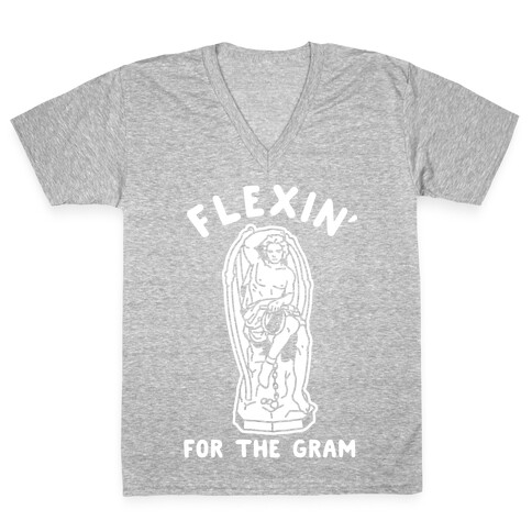 Flex'n for the Gram V-Neck Tee Shirt