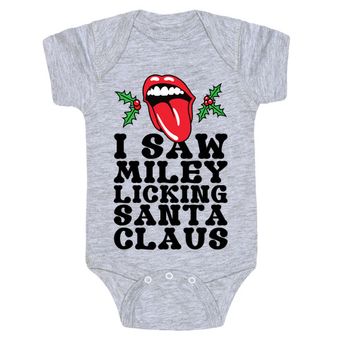 I Saw Miley Licking Santa Baby One-Piece