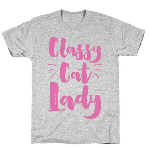 Classy Cat Lady T-Shirt