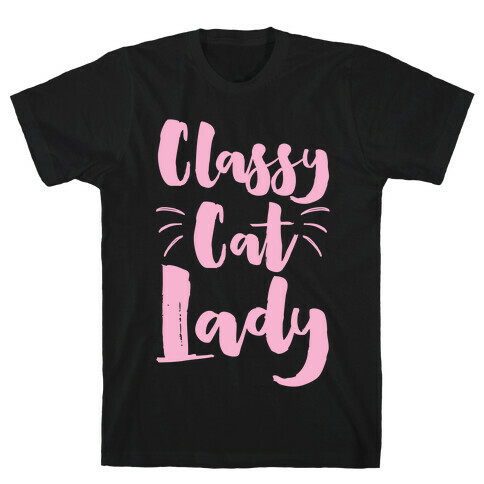 Classy Cat Lady T-Shirt