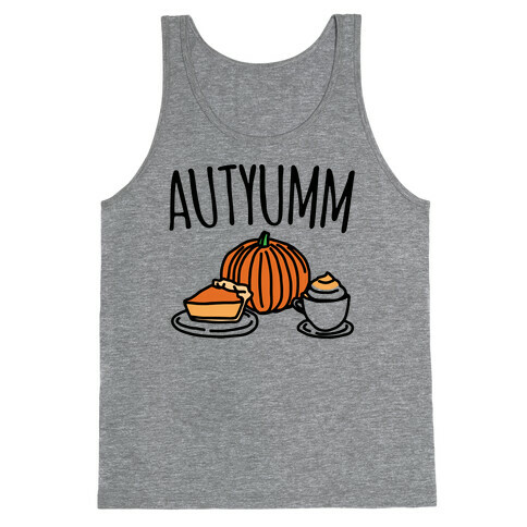 Autyumm Autumn Foods Parody Tank Top