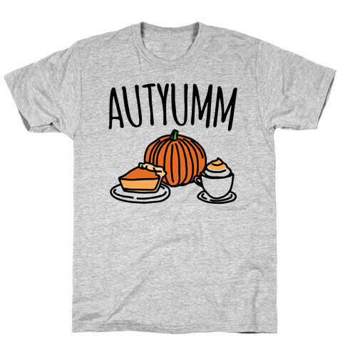 Autyumm Autumn Foods Parody T-Shirt