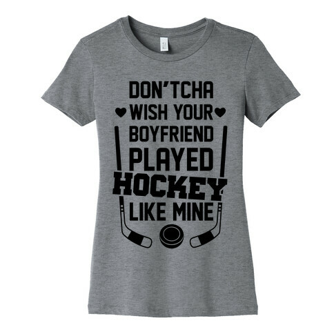 Hockey Boyfriend Womens T-Shirt