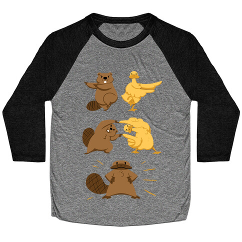 Platypus fusion dance Baseball Tee