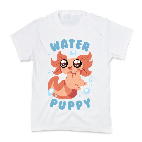 Water Puppy Axolotl Kids T-Shirt