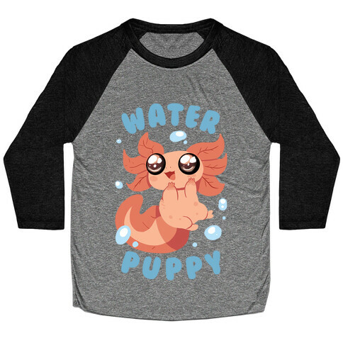 Water Puppy Axolotl Baseball Tee