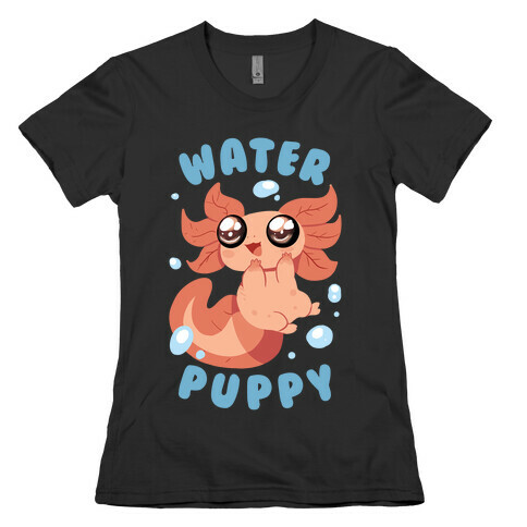 Water Puppy Axolotl Womens T-Shirt