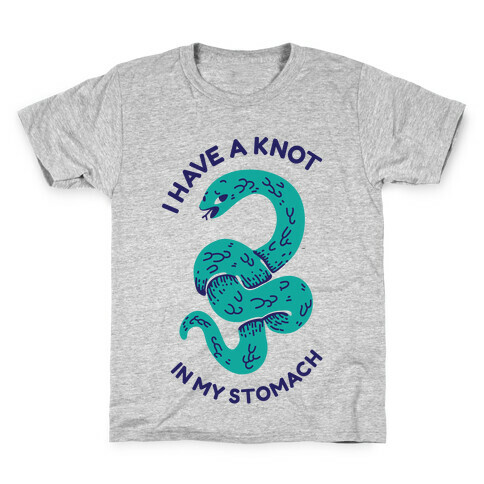 I have a Knot in My Stomach Kids T-Shirt