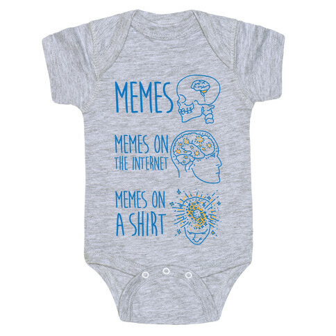 Mind Expansion Memes on a Shirt Baby One-Piece