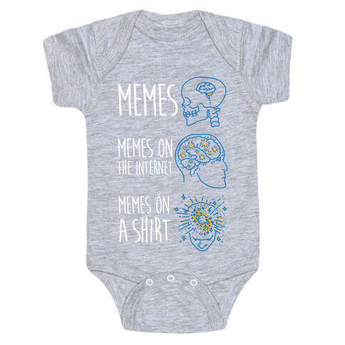 Mind Expansion Memes on a Shirt Baby One-Piece