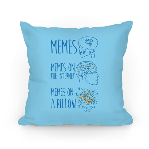 Mind Expansion Memes on a Pillow Pillow