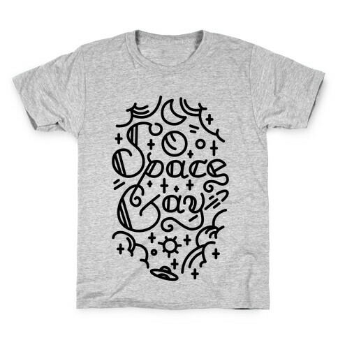 Space Gay  Kids T-Shirt