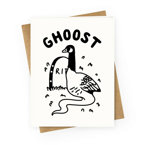 Ghoost Greeting Card