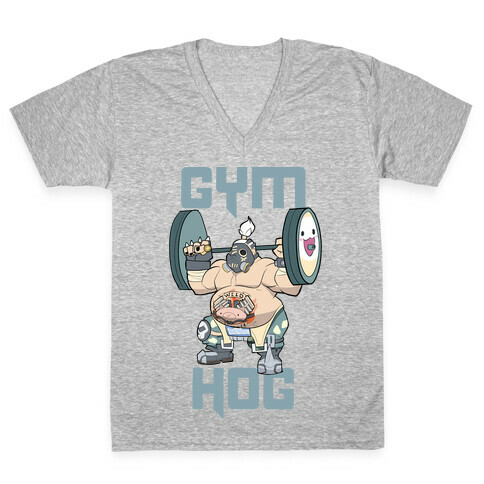 Gym Hog V-Neck Tee Shirt