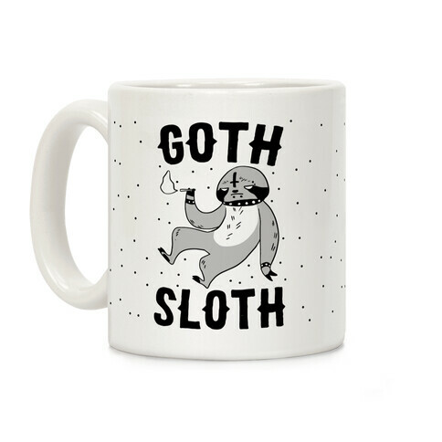 Goth Sloth Coffee Mug