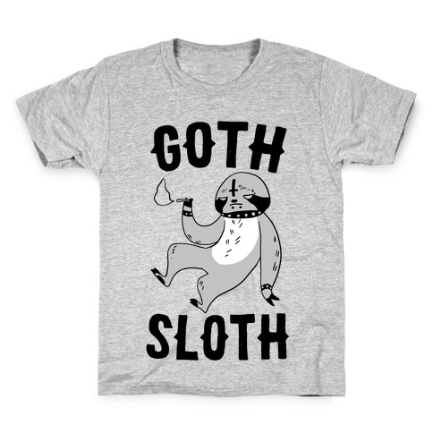 Goth Sloth Kids T-Shirt