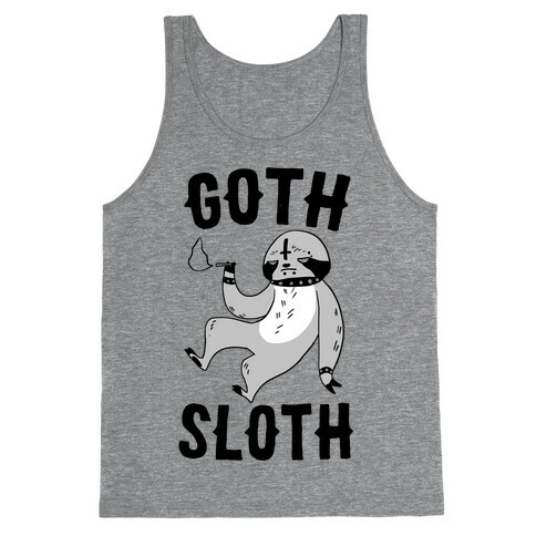 Goth Sloth Tank Top