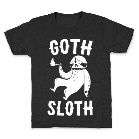 Goth Sloth Kids T-Shirt