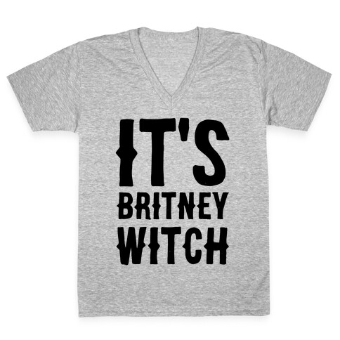It's Britney, Witch V-Neck Tee Shirt