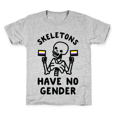 Skeletons Have No Gender Kids T-Shirt