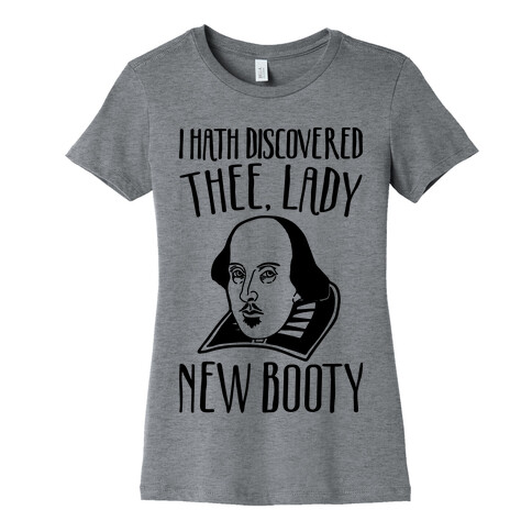 Shakespeare Miss New Booty Parody Womens T-Shirt