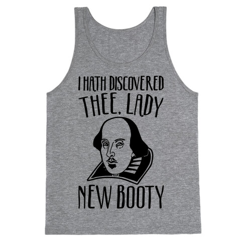 Shakespeare Miss New Booty Parody Tank Top