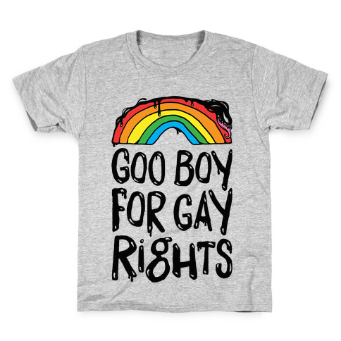 Goo Boy For Gay Rights Venom Parody Kids T-Shirt