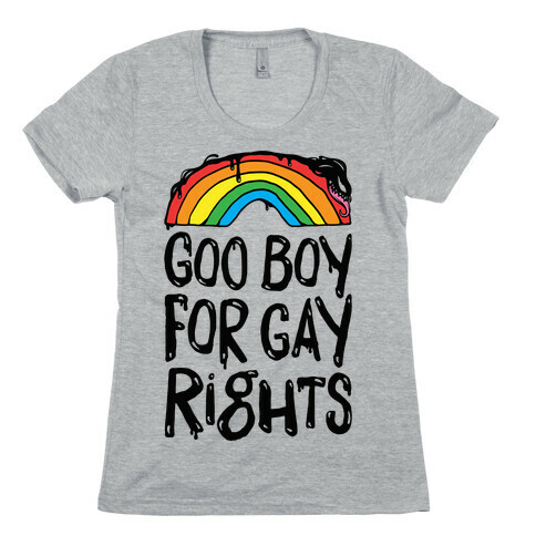 Goo Boy For Gay Rights Venom Parody Womens T-Shirt