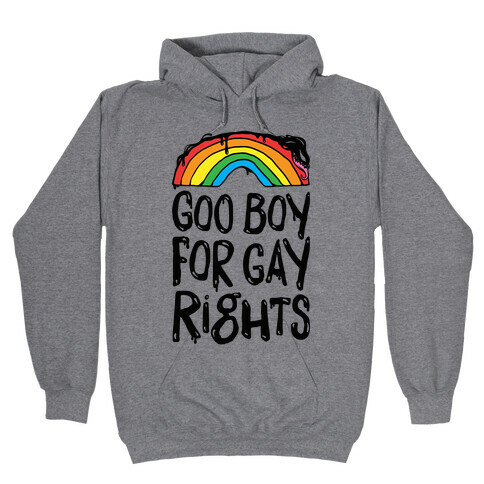 Goo Boy For Gay Rights Venom Parody Hooded Sweatshirt