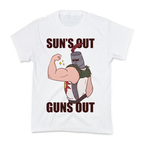 Sun's Out, Guns Out - Solaire  Kids T-Shirt