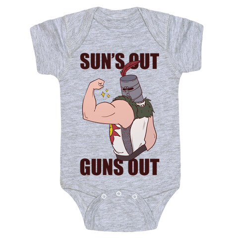 Sun's Out, Guns Out - Solaire  Baby One-Piece
